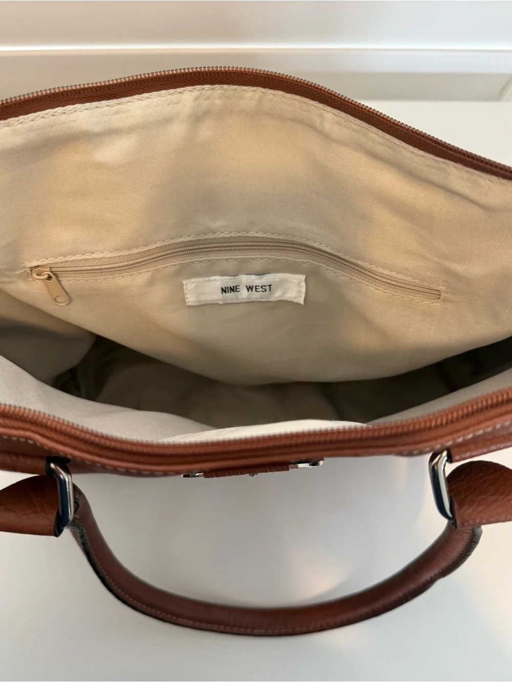 Brown Satchel Handbag